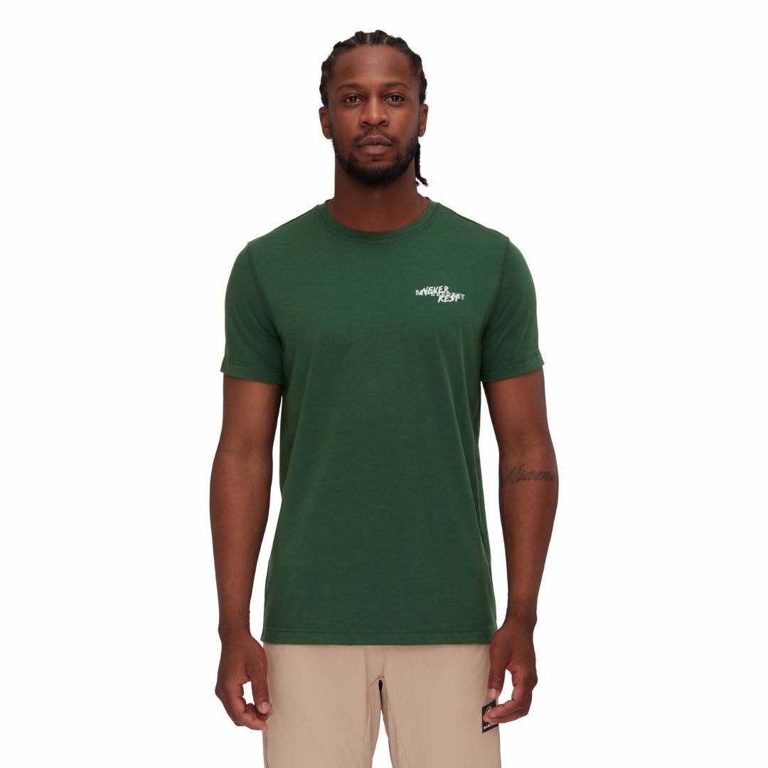 Mammut 快乾衫/男 Mammut Core T-Shirt Never Rest - 綠樹林 (M10170405340135)
