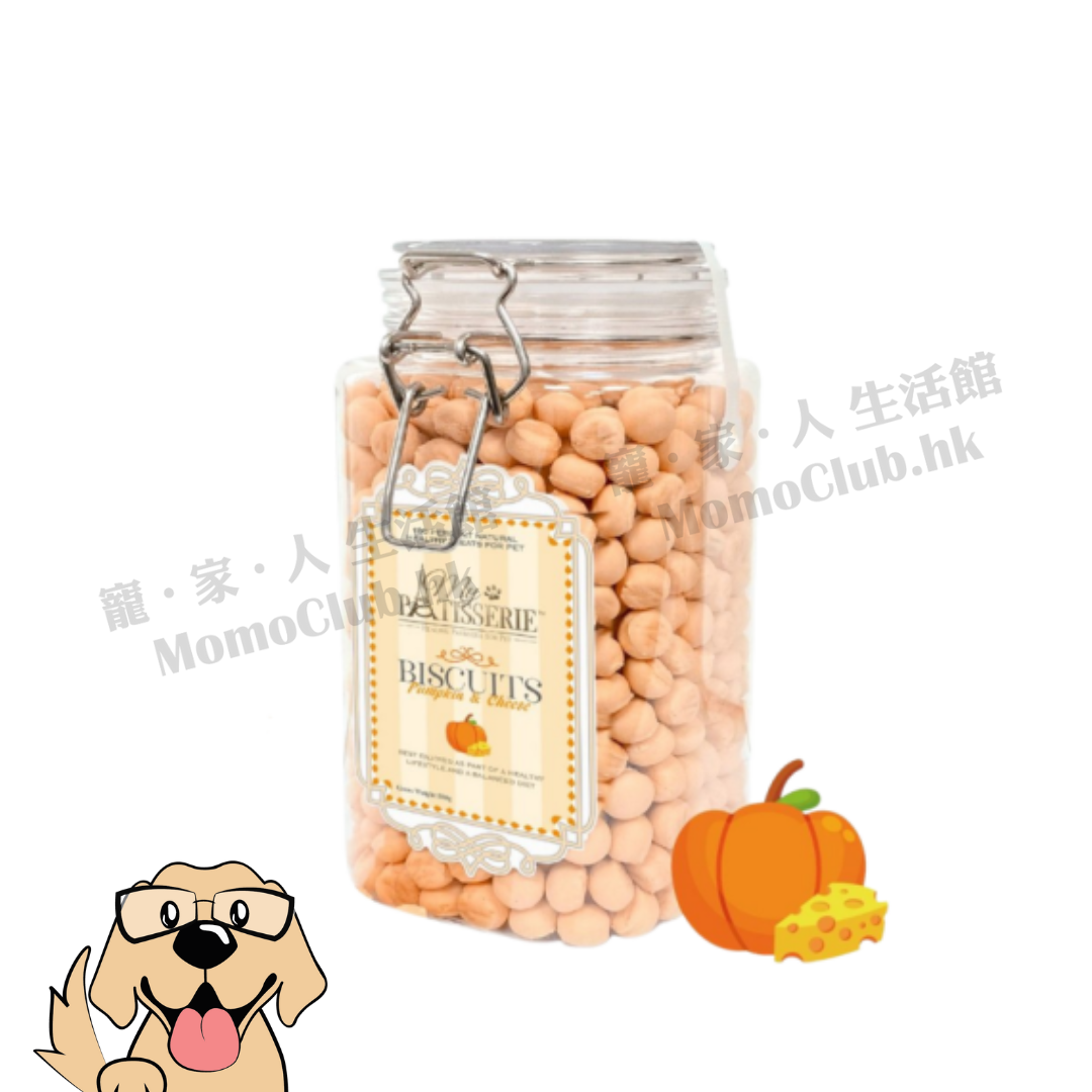 My Pet Patisserie HK - 南瓜芝士味小饅頭 樽裝 580g [犬用]