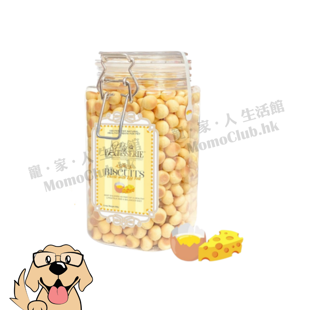 My Pet Patisserie HK -  芝士蛋黃味小饅頭 580g樽裝 [犬用]