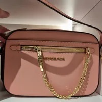 [S] MICHAEL KORS 35S1GTTC7L JET SET ITEM LG EW ZP CHAIN XBDY LEATHER,PRIMROSE, 196163563626 (SMK788)