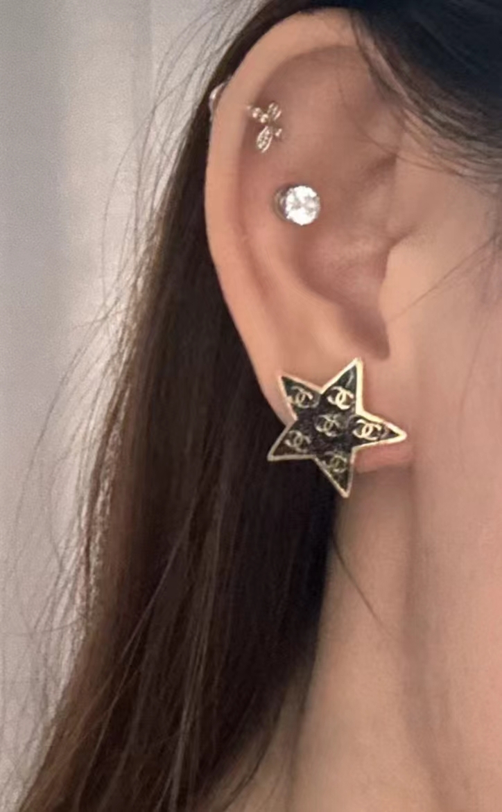 Chanel 星星耳環 -M