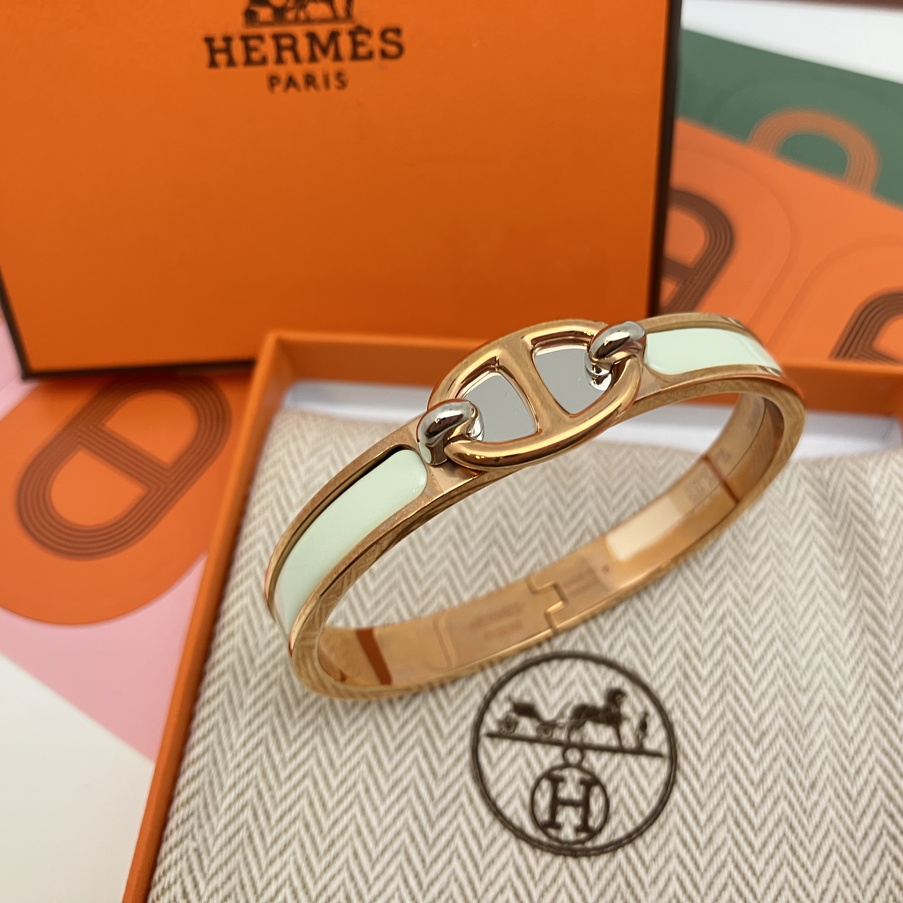 Mini Clic 6Z rose gold PM size -M