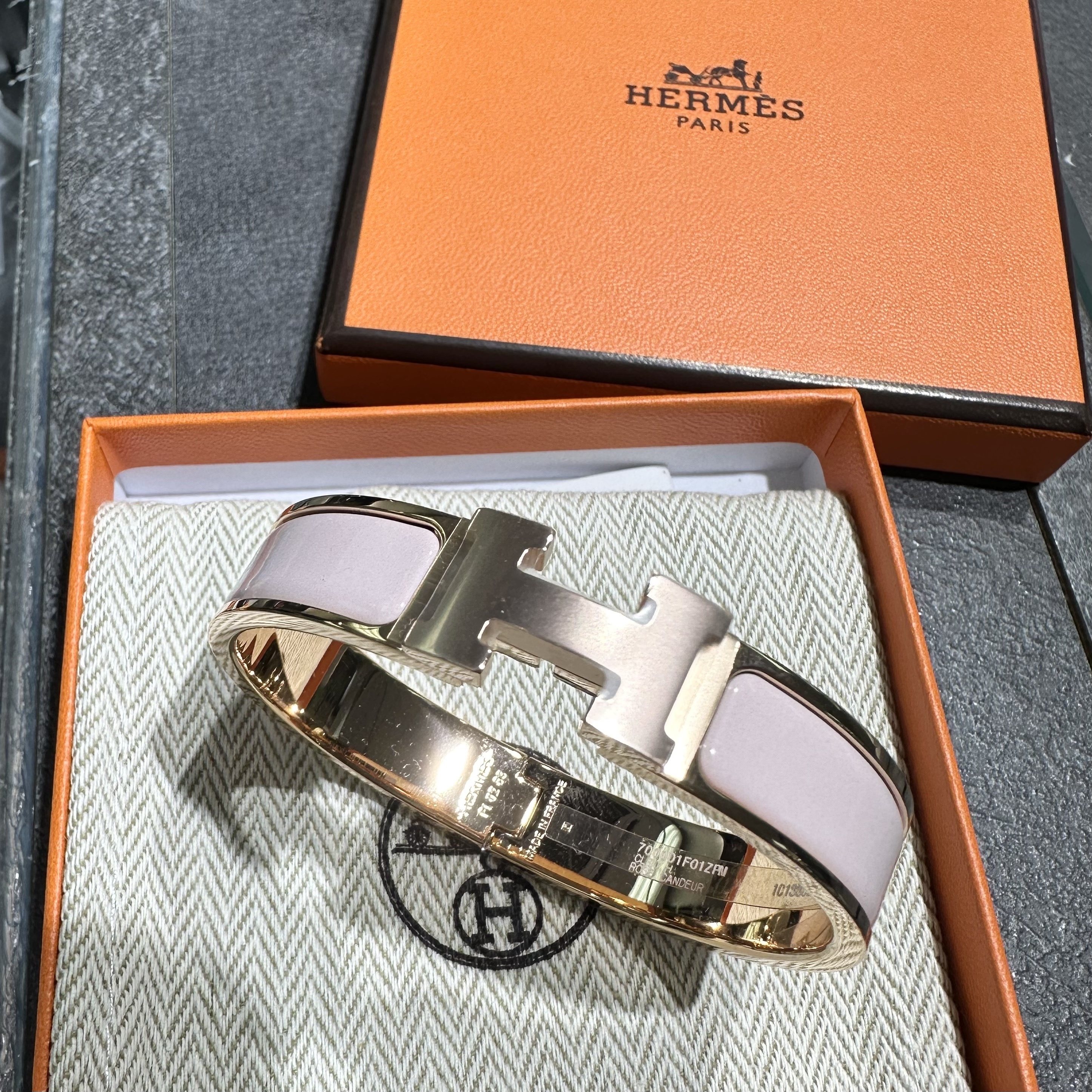 Clic H Pink Rose gold PM size -M