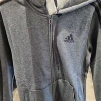 [S] ADIDAS M 3S FL FZ HD TRAC TOPS,DARK GREY HEATHER, HD0042 [FINAL SALE] (SAD133)