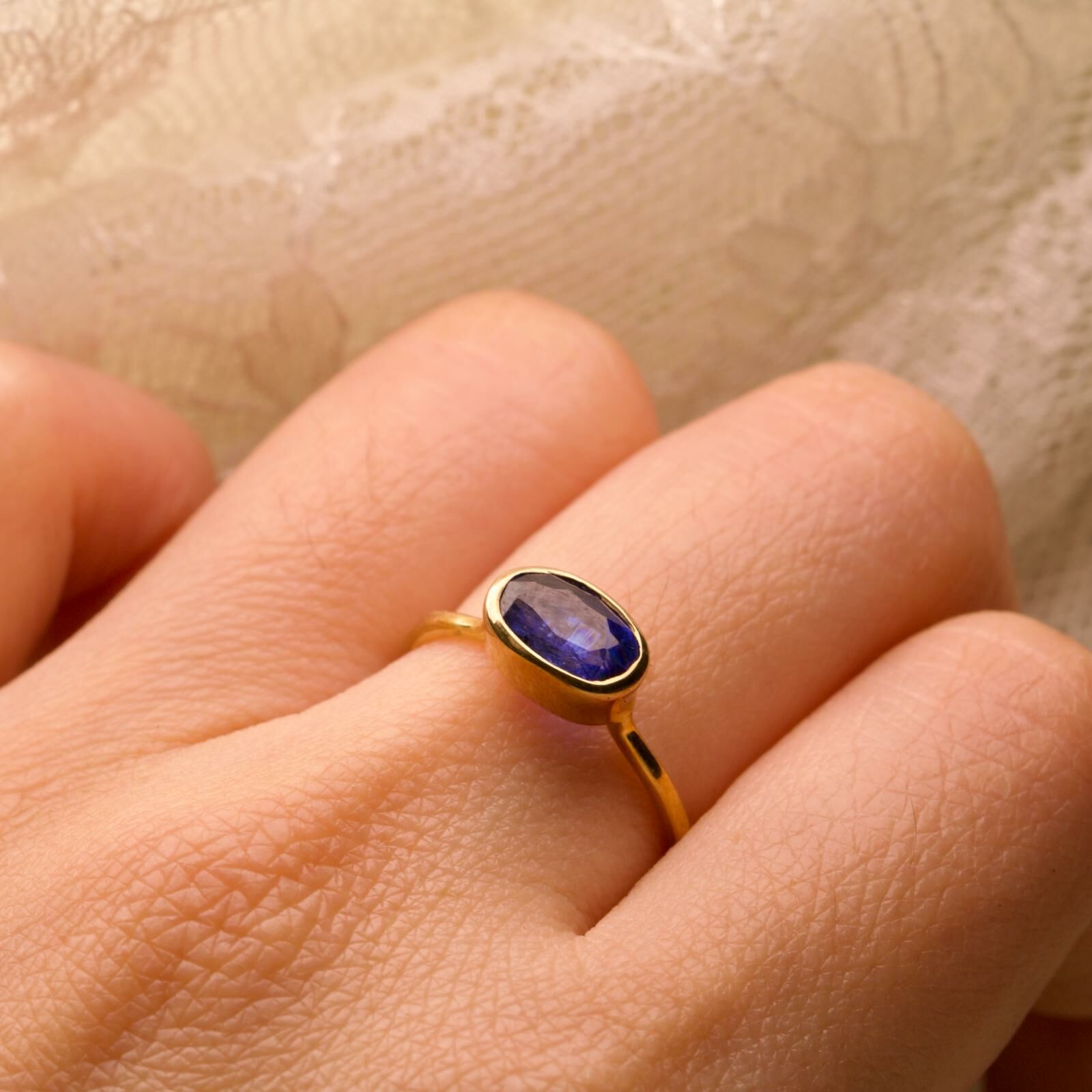 日本半貴石戒指- Kyanite 藍晶石