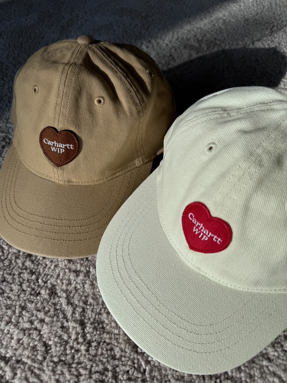 【吉米.tw】現貨 韓國 Carhartt 鴨舌帽 棒球帽 老帽 復古 愛心