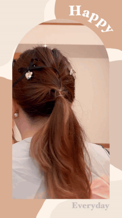 閃亮交叉髮捲插