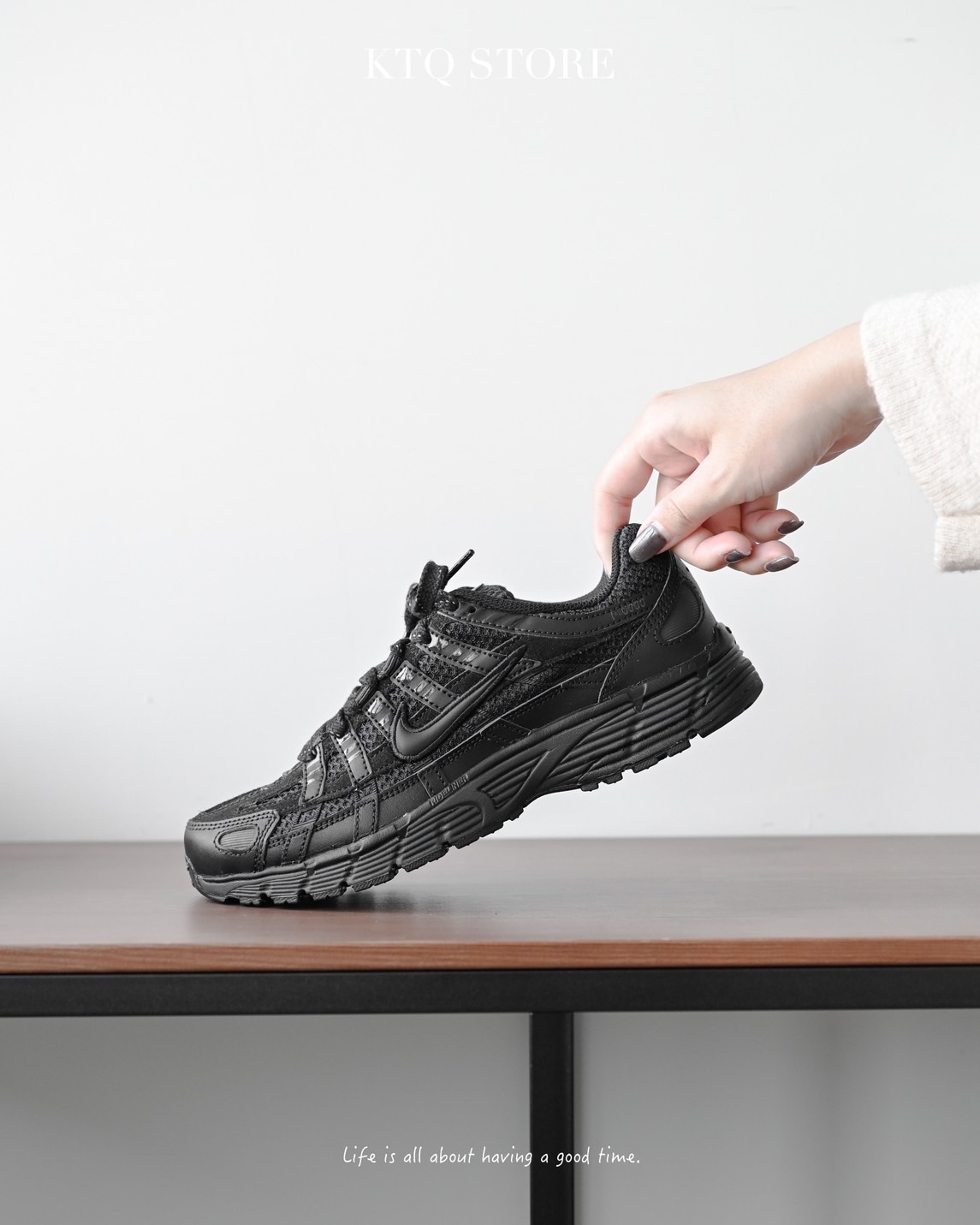 KTQ STORE ‧ NIKE P-6000 PRM 全黑 復古 男鞋 FQ8732-010
