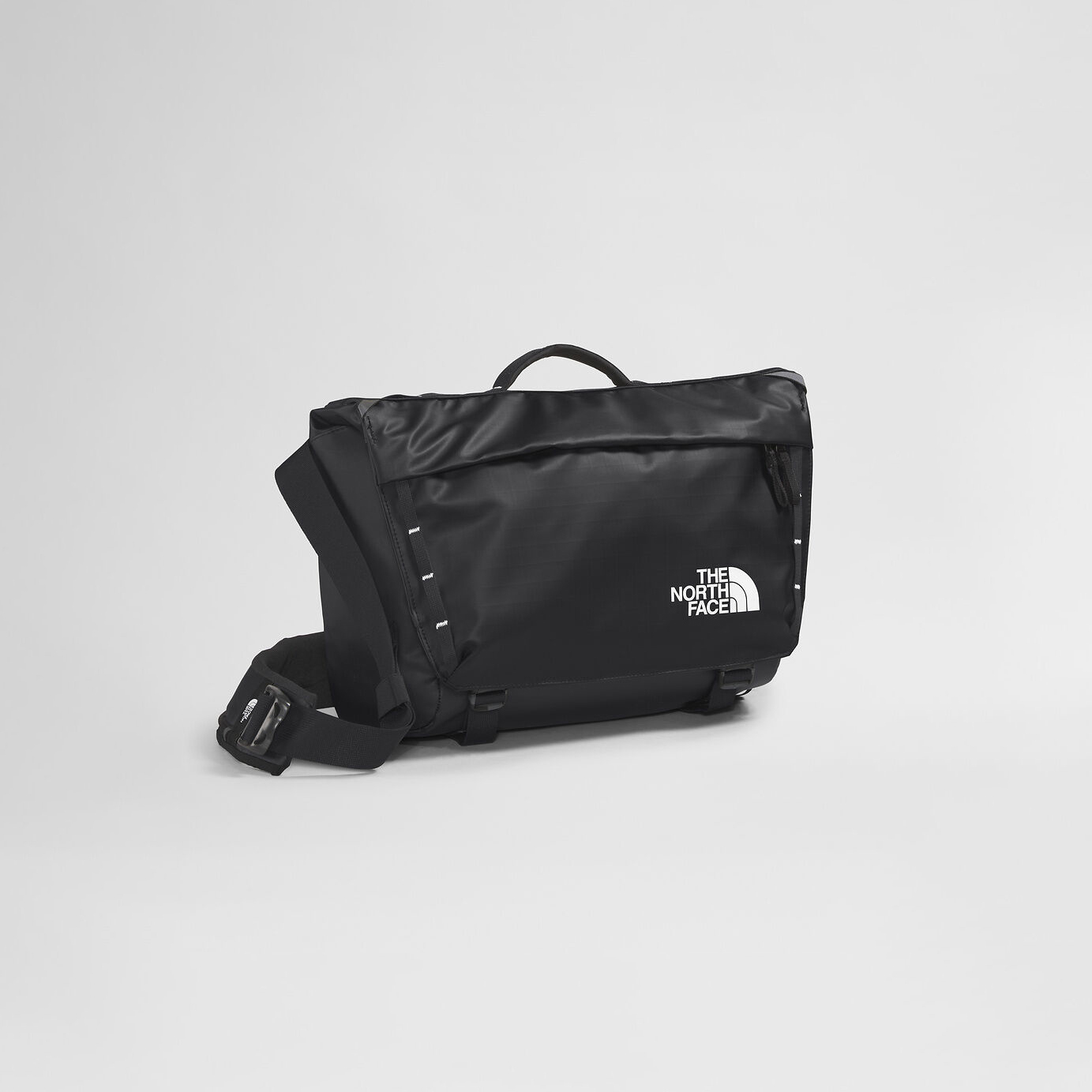 -(E6a03)-THE NORTH FACE BASE CAMP VOYAGER MESSENGER BAG 12L 郵差包 電腦包-NF0A81DP 黑(KY4)