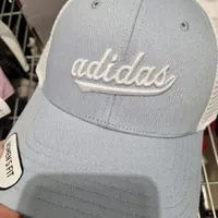 [S] ADIDAS WOMEN'S MESH TRUCKER HAT,WONDER BLUE, GC3458 (SAD156)