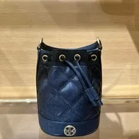 [S] TORY BURCH WILLA MINI BUCKET BAG,BLACK, 148249-001 (STB492)