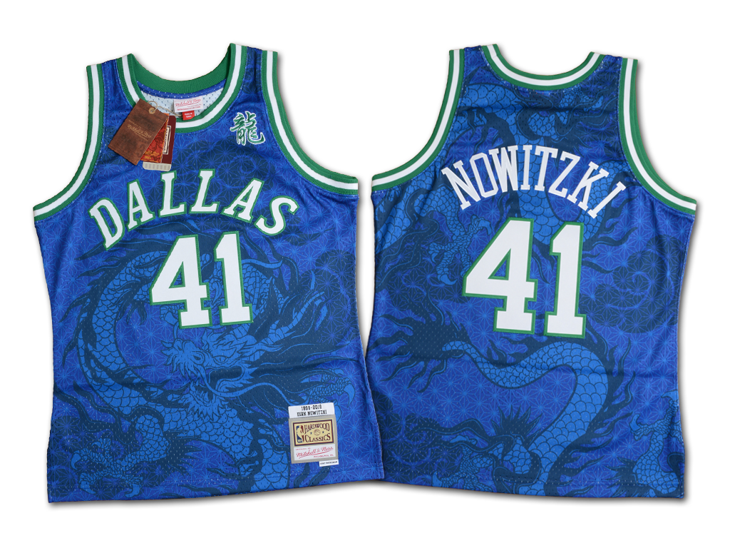 Mitchell & Ness 達拉斯獨行俠隊 Dirk Nowitzki 中國新年 Swingman 球衣