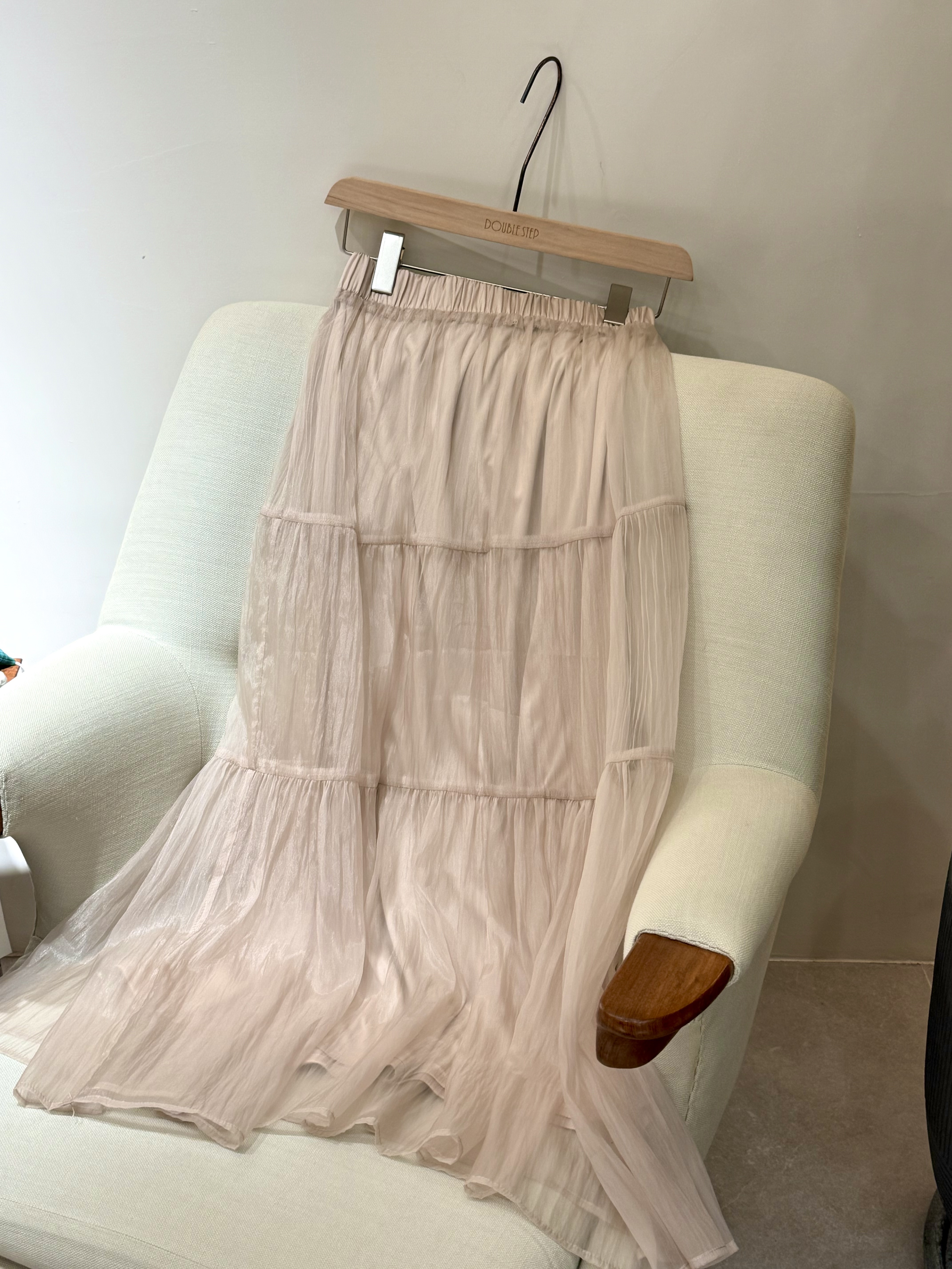 10069｜2 in 1！裡裙＋蛋糕罩裙 兩件套