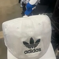[S] ADIDAS MEN'S ORIGINALS RELAXED STRAPBACK, WHITE/BLACK, BH7135-OSFM (SAD173)