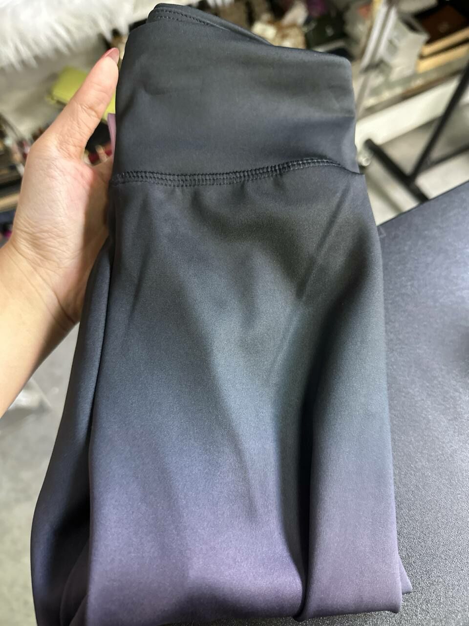 [S] ADIDAS KIDS LEGGINGS, AK4893-DK PURPLE [FINAL SALE] (SAD175)