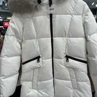 [S] DKNY LOGO PUFFER WITH DOUBLE POCKETS,PEARL, DLSMPN25-PRL [FINAL SALE] (SD825)