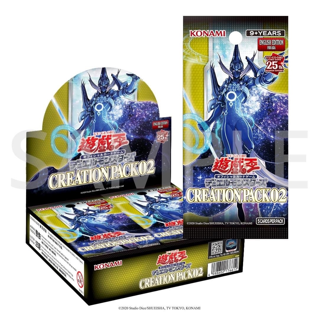 Yu-Gi-Oh! Official Card Game Duel Monsters CREATION PACK 02 遊戯王 亞洲英文版 cr02