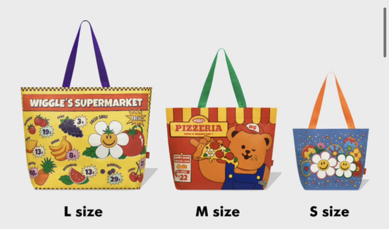 WIGGLE 環保袋 S/M/L