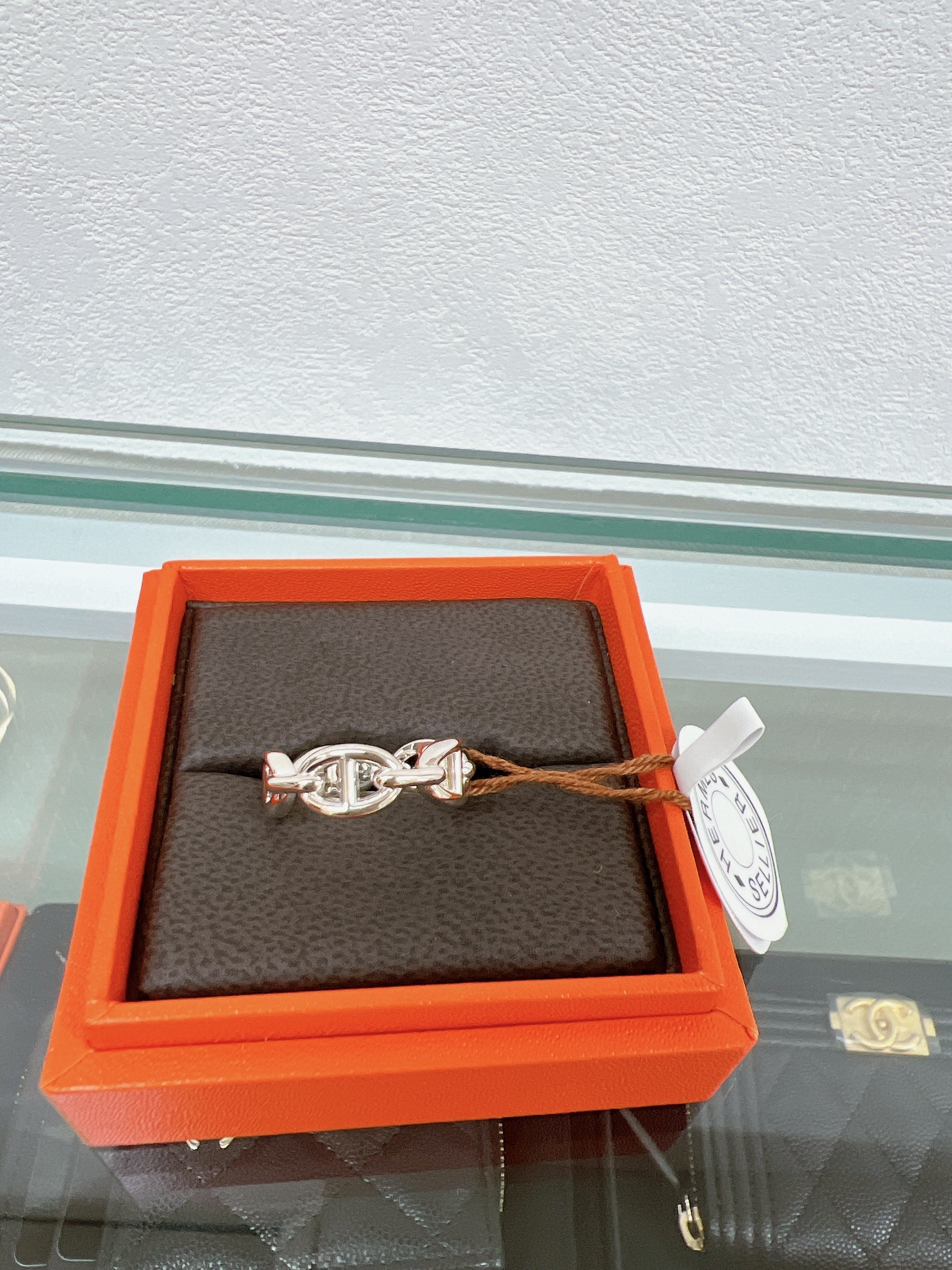 *Unused* (size 54) Hermes 豬鼻戒指 Chaine d'ancre Enchainee ring