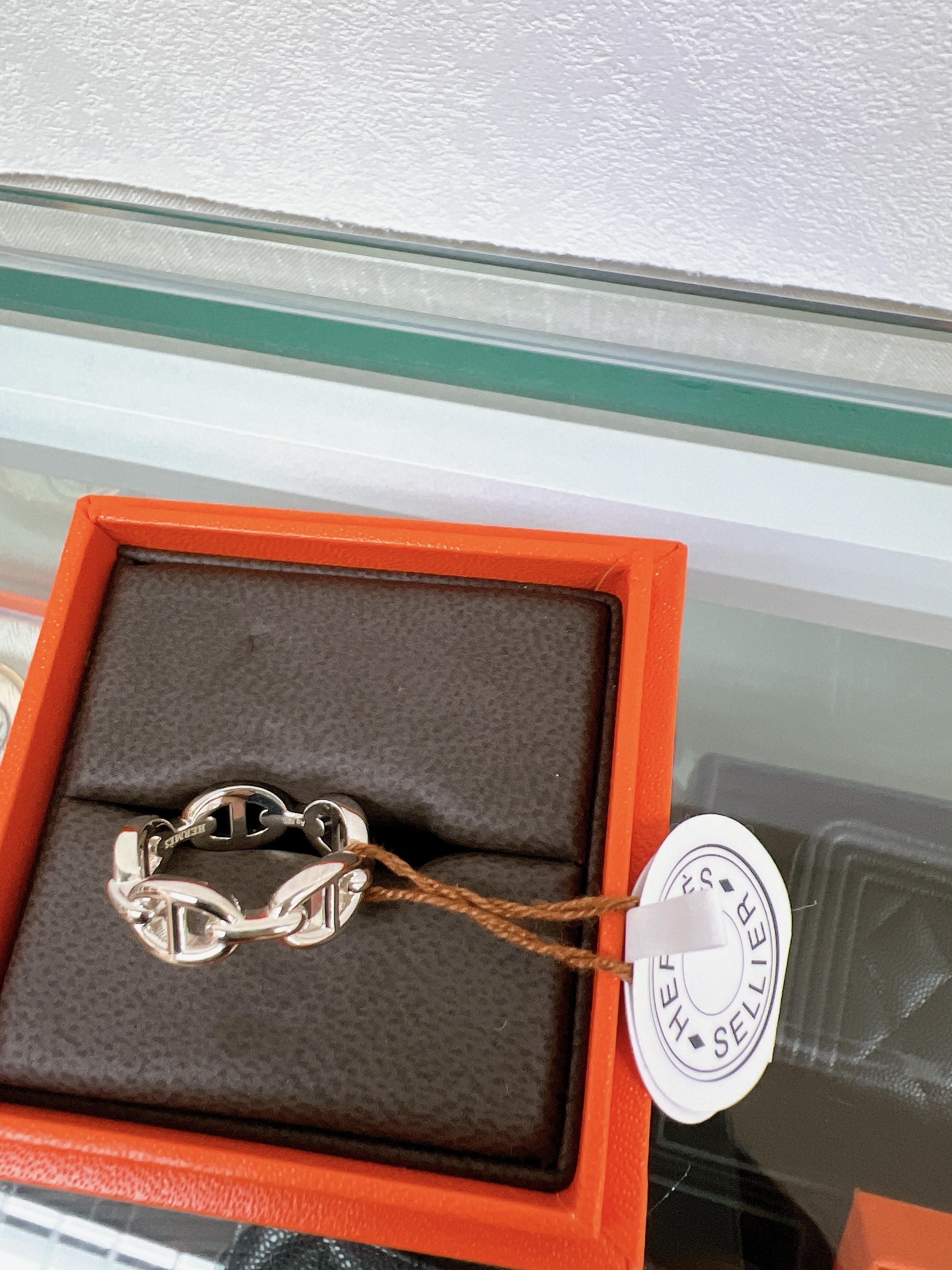 *Unused* (size 54) Hermes 豬鼻戒指 Chaine d'ancre Enchainee ring