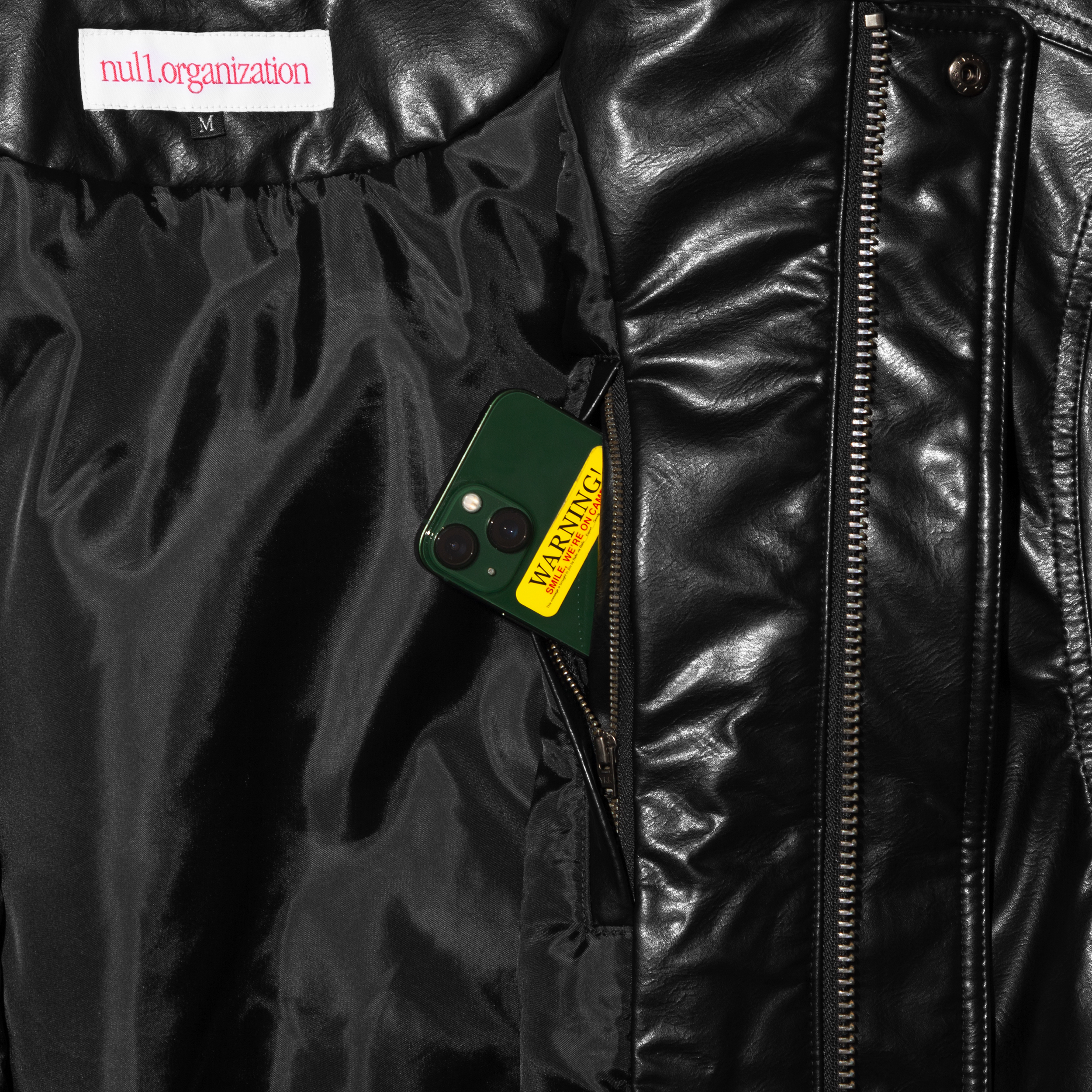 nul1.org / Bianca Leather Jacket - Black  (nu-J08)