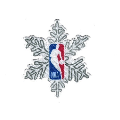 NBA紀念章 聖誕節專用 雪花章 23-24 Christmas Snowflake Patch 官方正品 全新