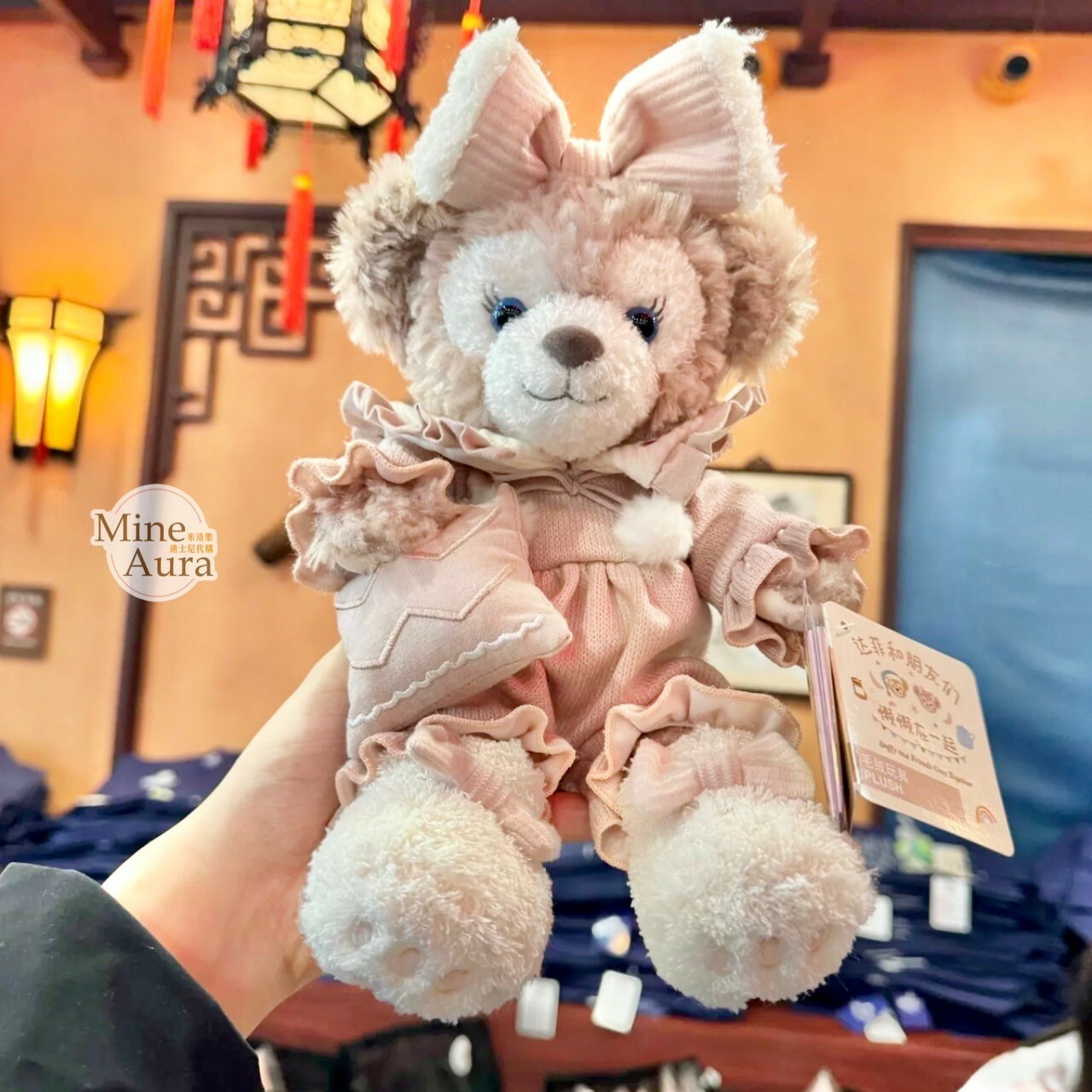 達菲懶懶在一起系列 雪莉玫 ShellieMay SS號 娃娃 玩偶 -上海迪士尼樂園