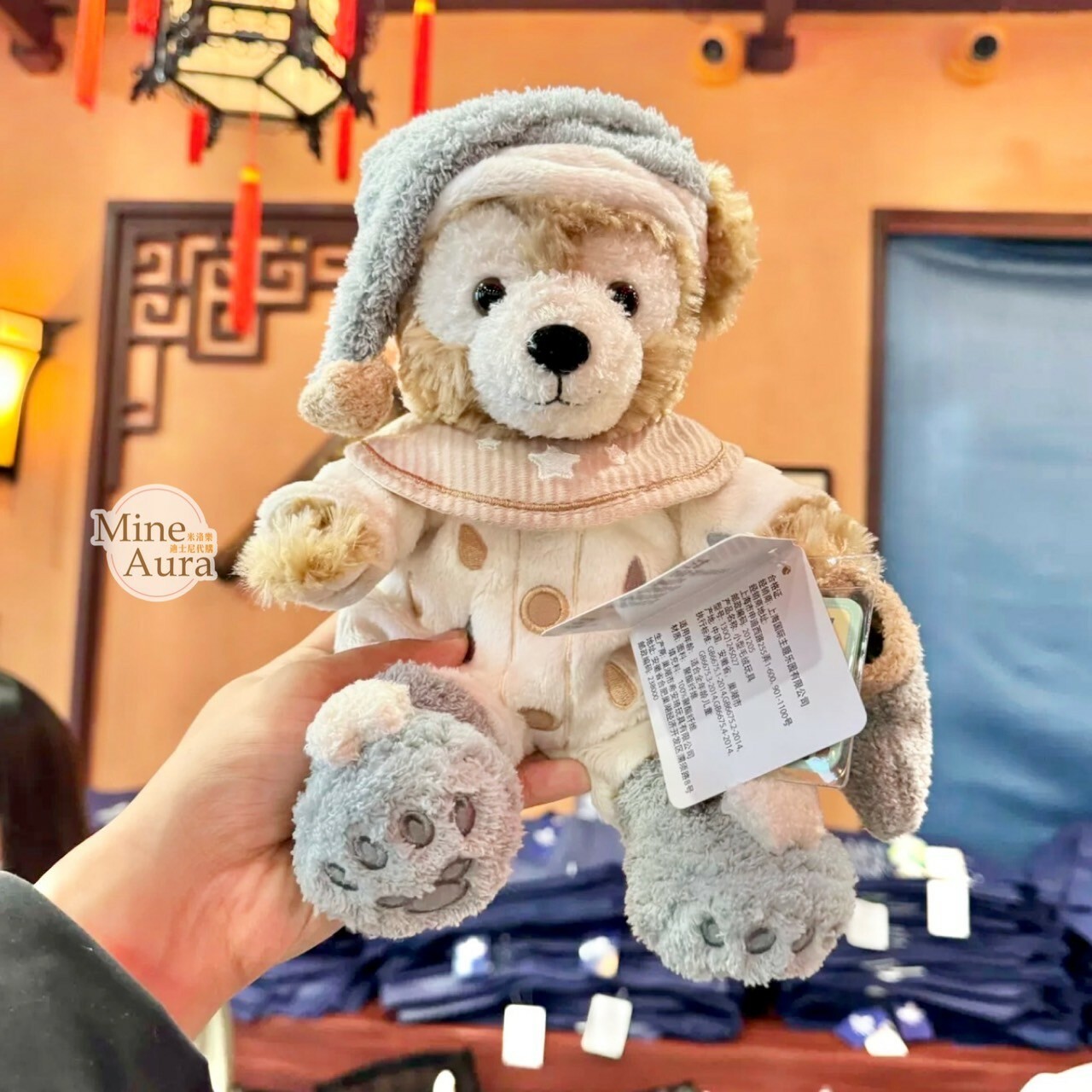 達菲懶懶在一起系列 達菲 Duffy SS號 娃娃 玩偶 -上海迪士尼樂園