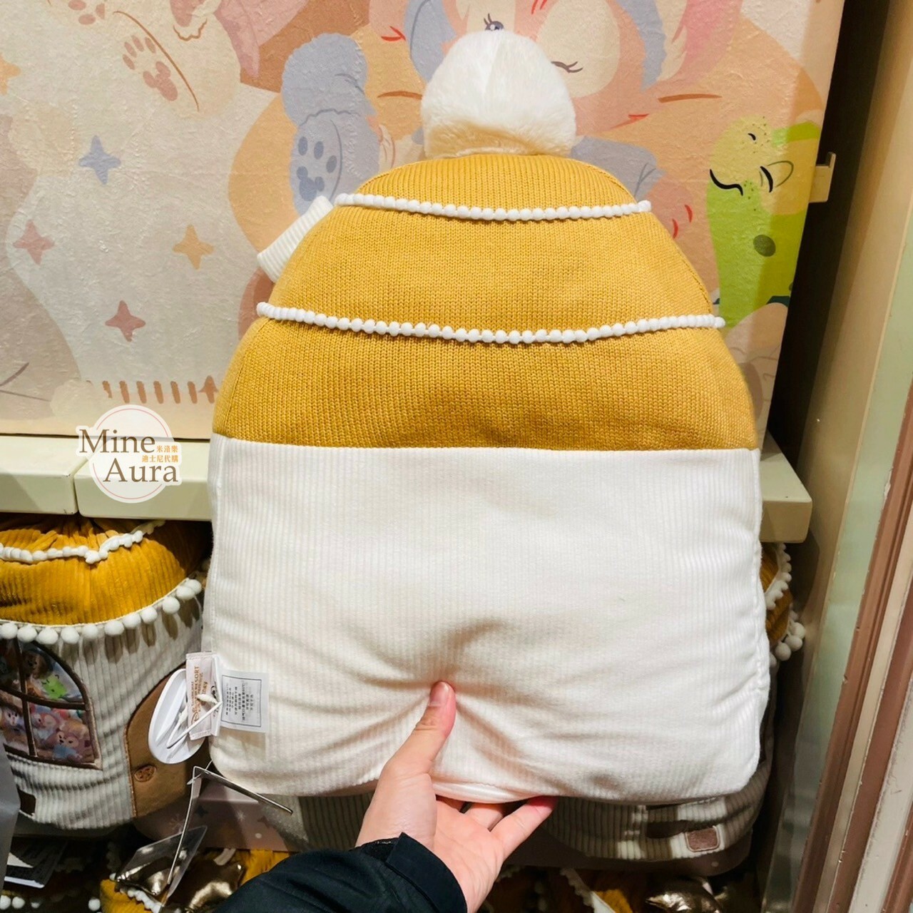 (限時特價) 達菲懶懶在一起系列 達菲 Duffy 與好友們 小屋造型 抱枕 靠墊 枕頭 -上海迪士尼樂園