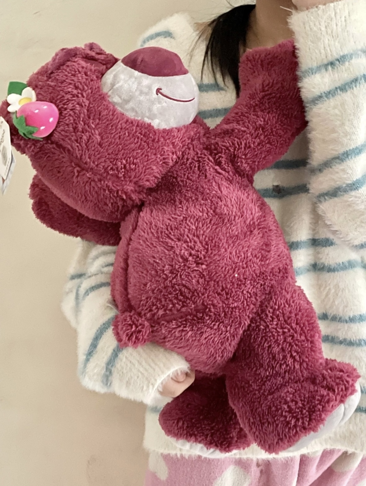 Disney 迪士尼 正版授權 玩具總動員 熊抱哥抱枕毯 草莓熊 毯子/預購