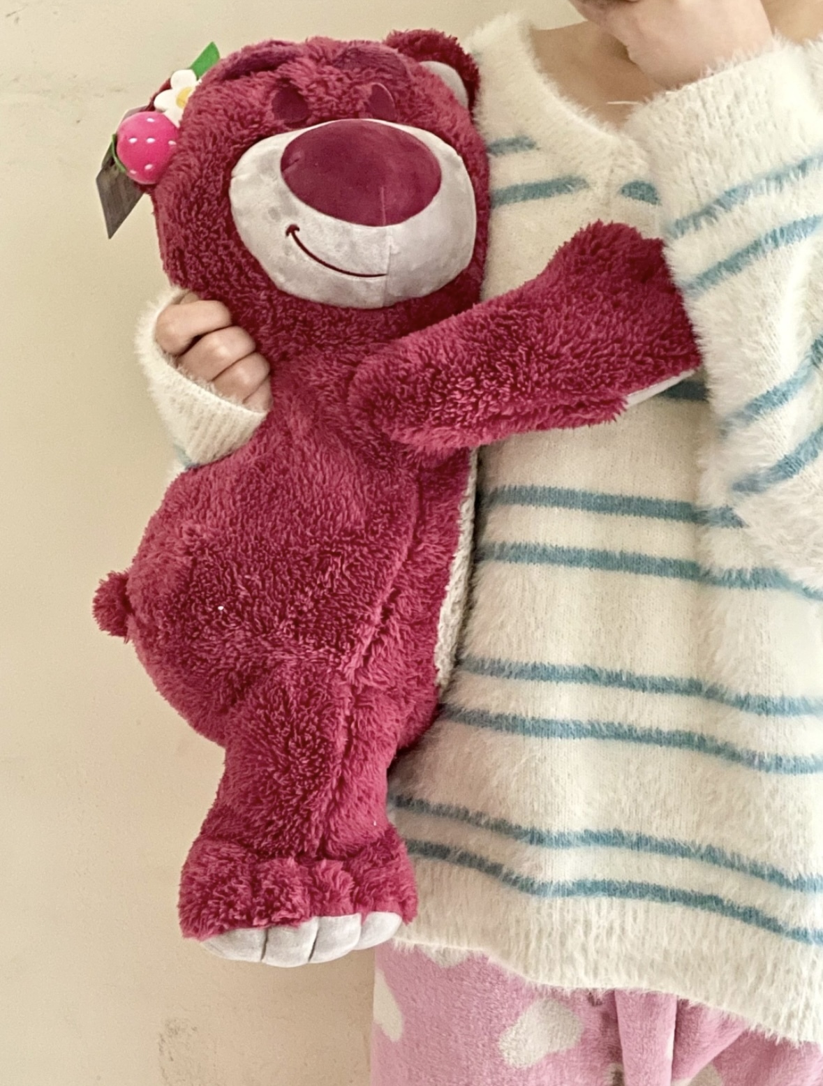 Disney 迪士尼 正版授權 玩具總動員 熊抱哥抱枕毯 草莓熊 毯子/預購