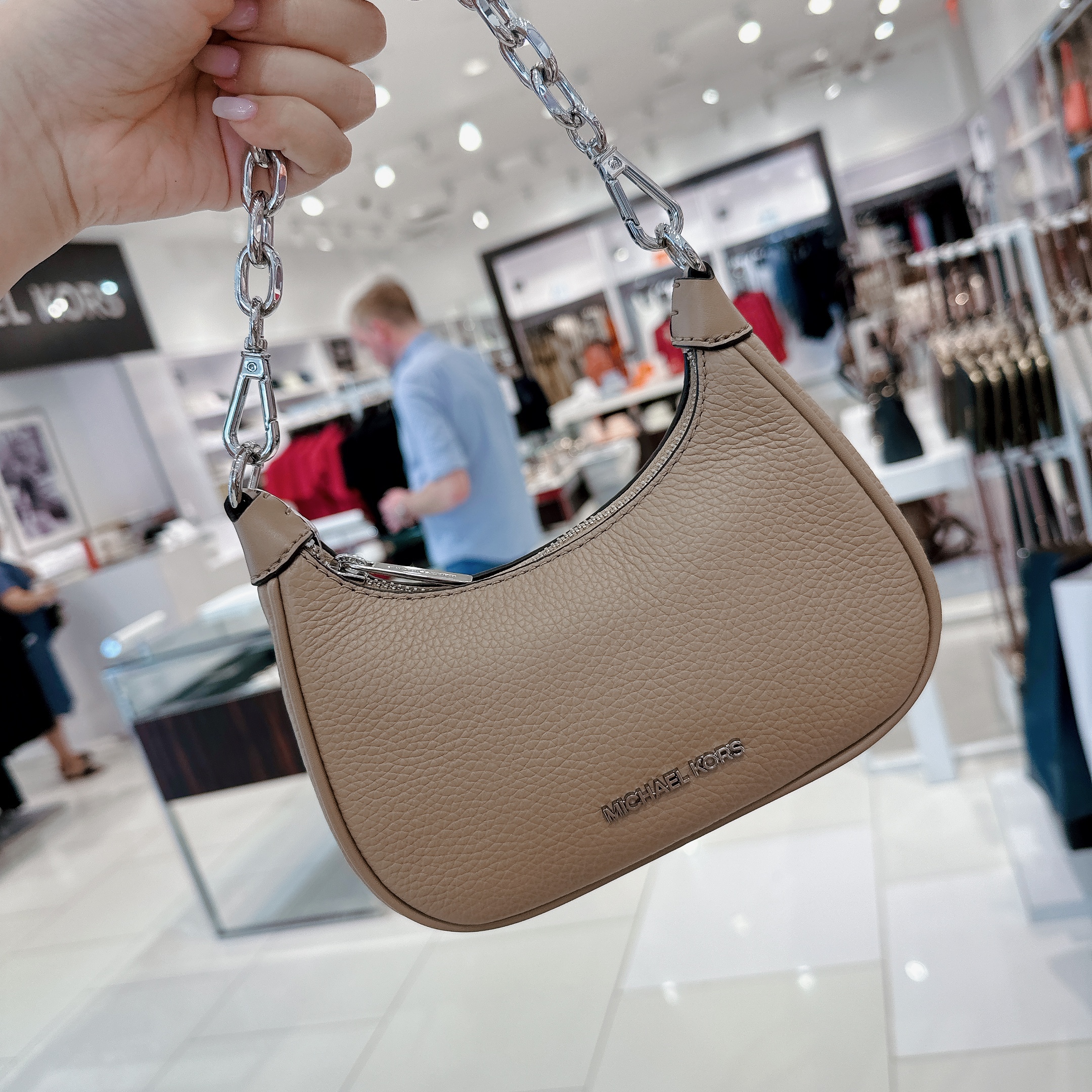 ［美國現貨］Michael Kors Cora Mini Pouch (with strap)