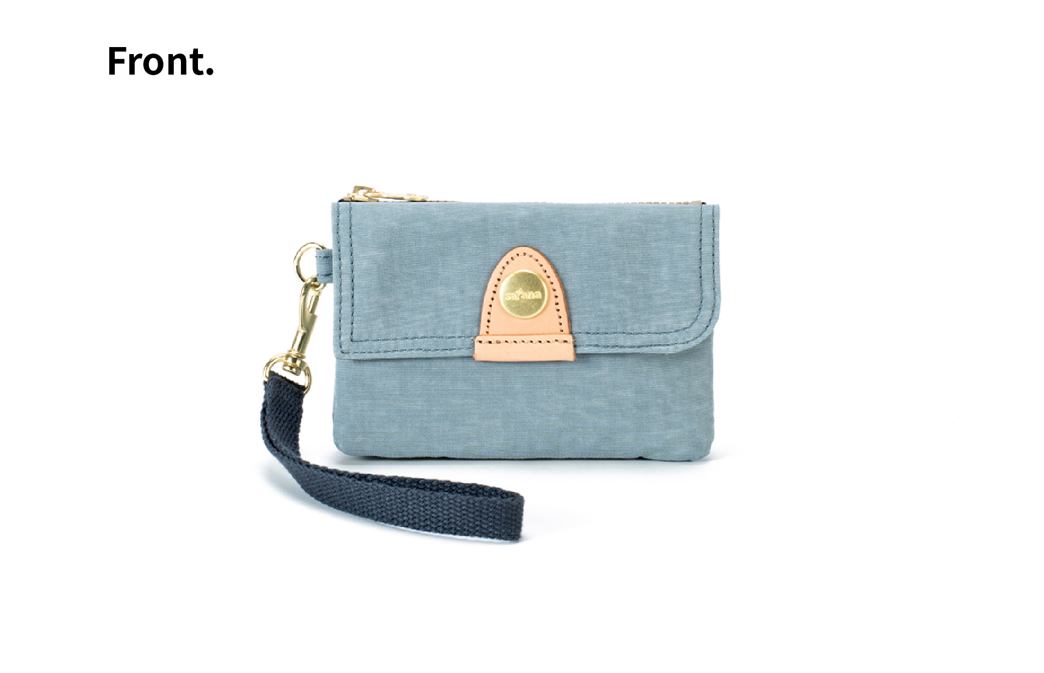 satana Soldier 趣遊拾光零錢包 石灰藍 SOS3070-241 正面照