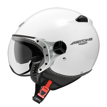 ASTONE KSS 白色｜astone helmet 3/4安全帽 復古 手工縫邊 W型飛行鏡 半罩 內墨鏡