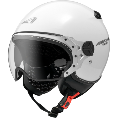 ASTONE KSS 白色｜astone helmet 3/4安全帽 復古 手工縫邊 W型飛行鏡 半罩 內墨鏡