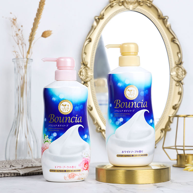 COW 牛乳石鹼 Bouncia 美肌滋潤沐浴乳   【AT006】