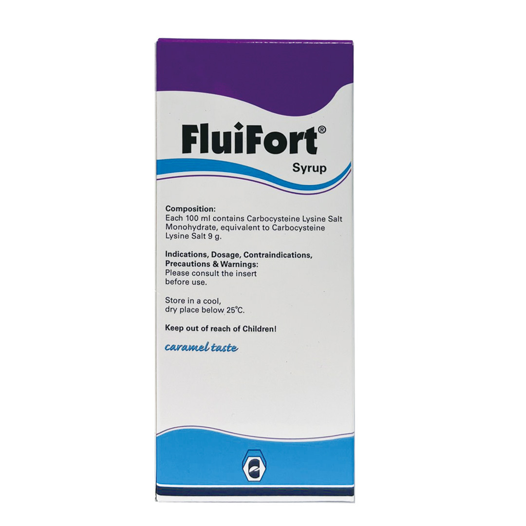 FluiFort - [原裝正貨] FluiFort® 特效化痰糖槳 120ml