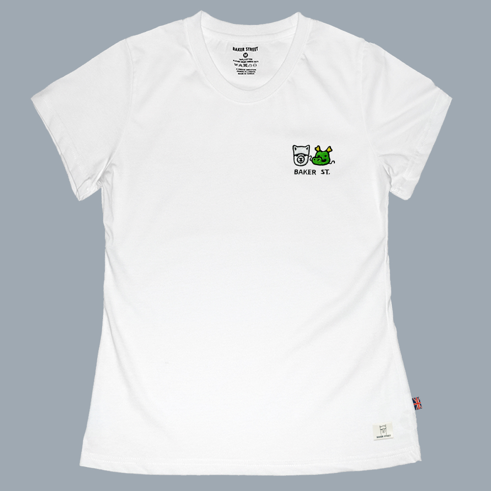 Embroidery-龍龍好朋友 刺繡 女版短T