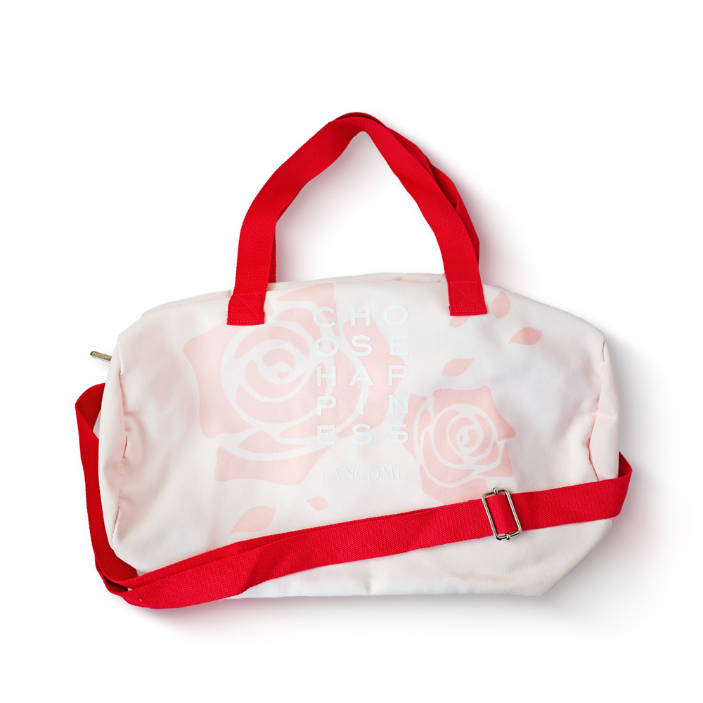 LANCOME 蘭蔻 22法式圓筒旅行袋(24.5X24.5X46cm)