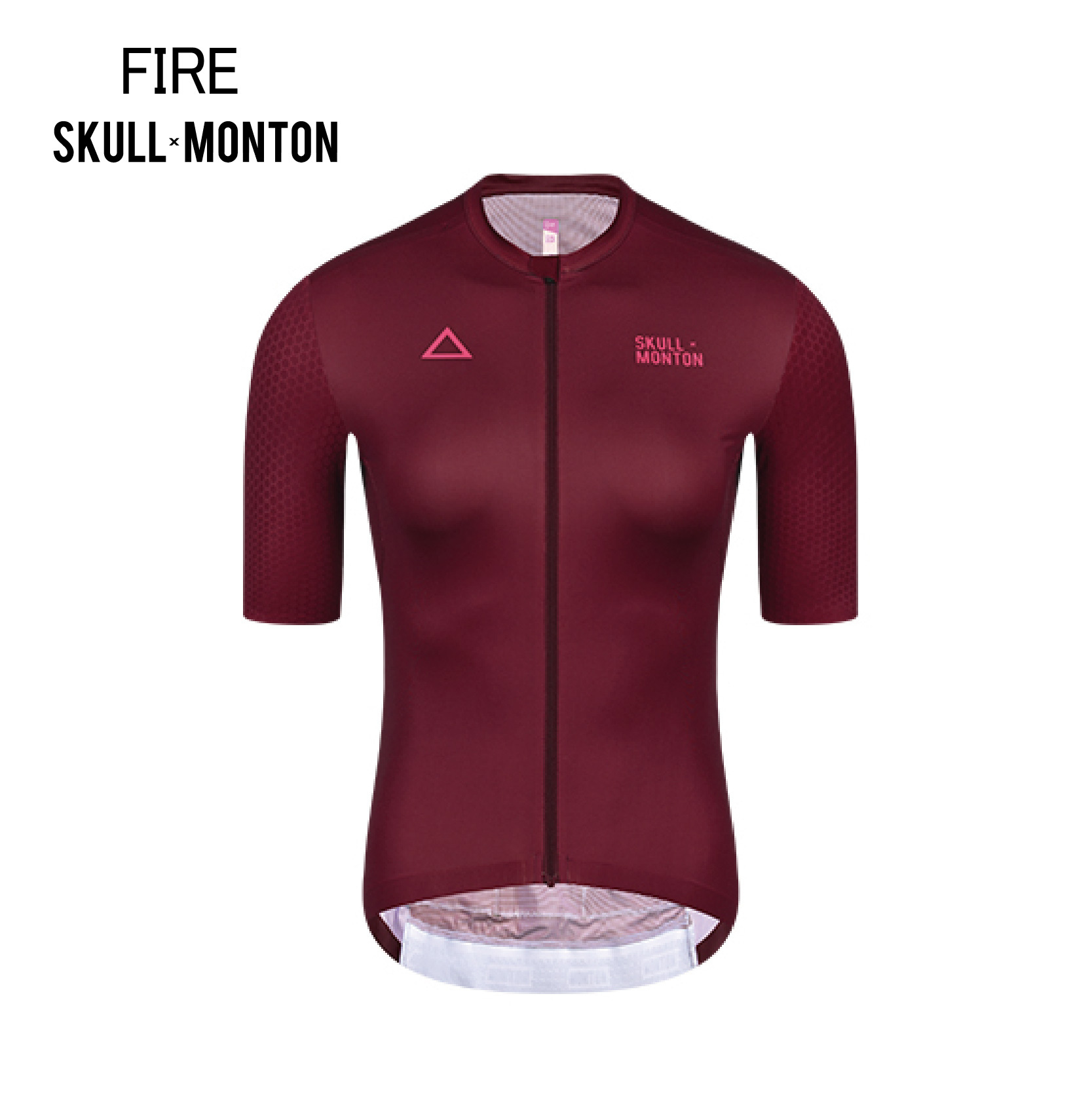 24.FIRE酒紅女款短上衣