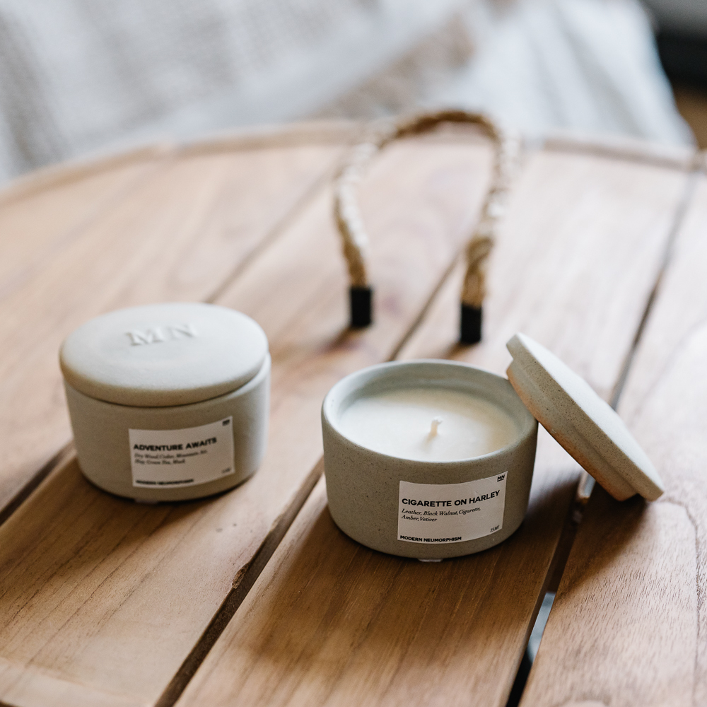 MN Formula,Cigarette on Harley,哈雷上的菸,陶瓷香氛蠟燭 M,75ml