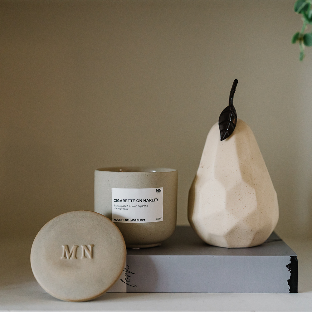 MN Formula,Cigarette on Harley,哈雷上的菸,陶瓷香氛蠟燭 L ,350ml