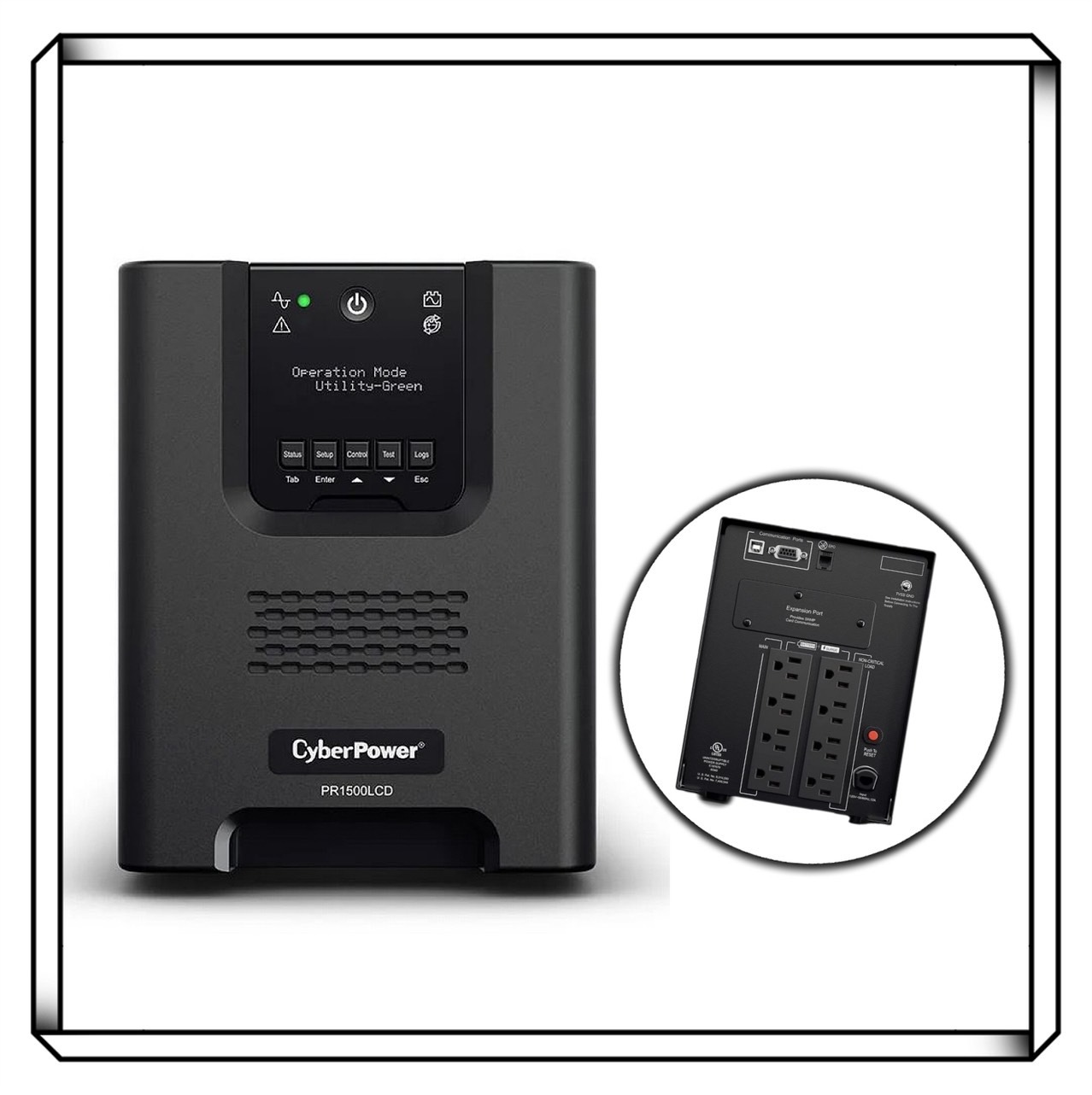 CyberPower 1500VA 在線互動式不斷電系統 PR1500LCD