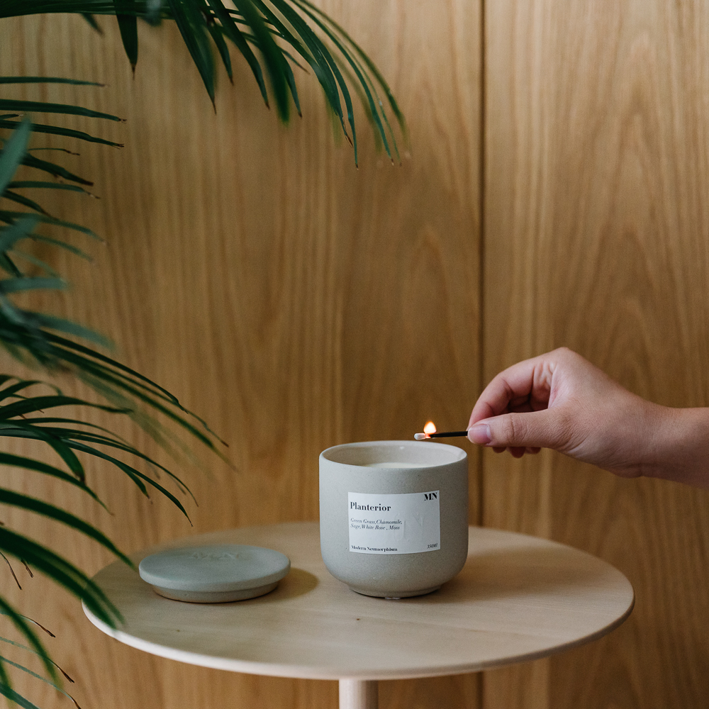 MN Formula,Planterior,綠植空間,陶瓷香氛蠟燭 L ,350ml