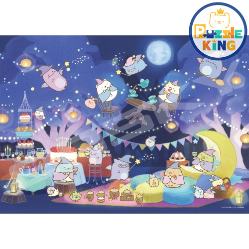 角落生物-藍月亮夜