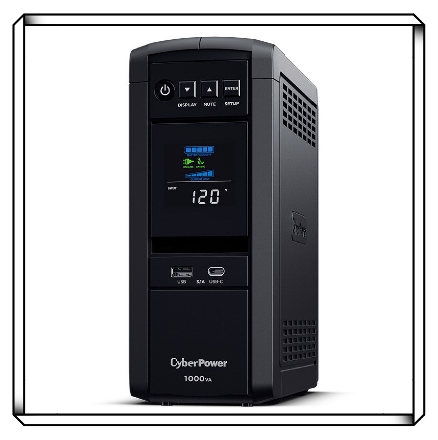 CyberPower 1000VA 在線互動式 正弦波不斷電系統 UPS CP1000PFCLCDa