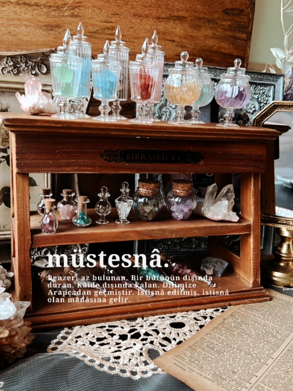 迷你魔法高腳玻璃瓶(O-W)