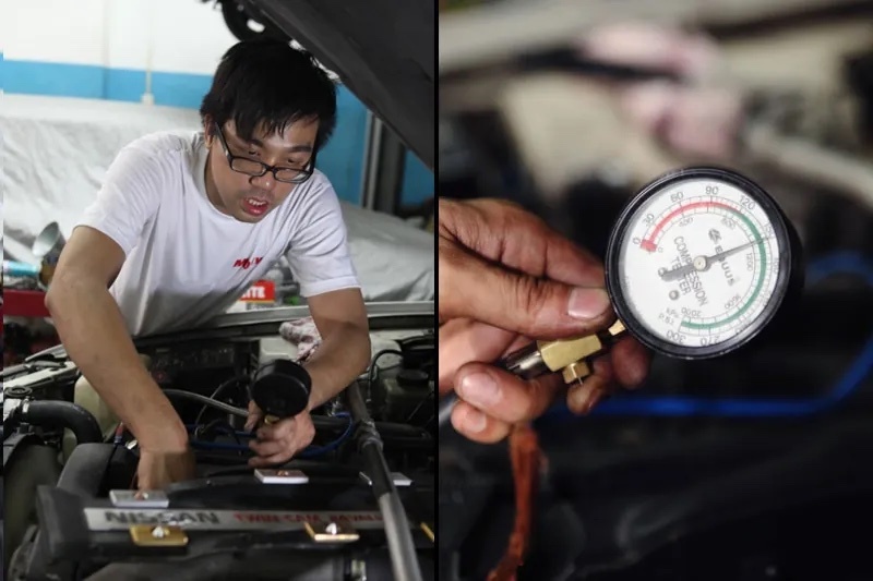 super nano gtr r33 dyno test compression test engine restorer 壓縮測試