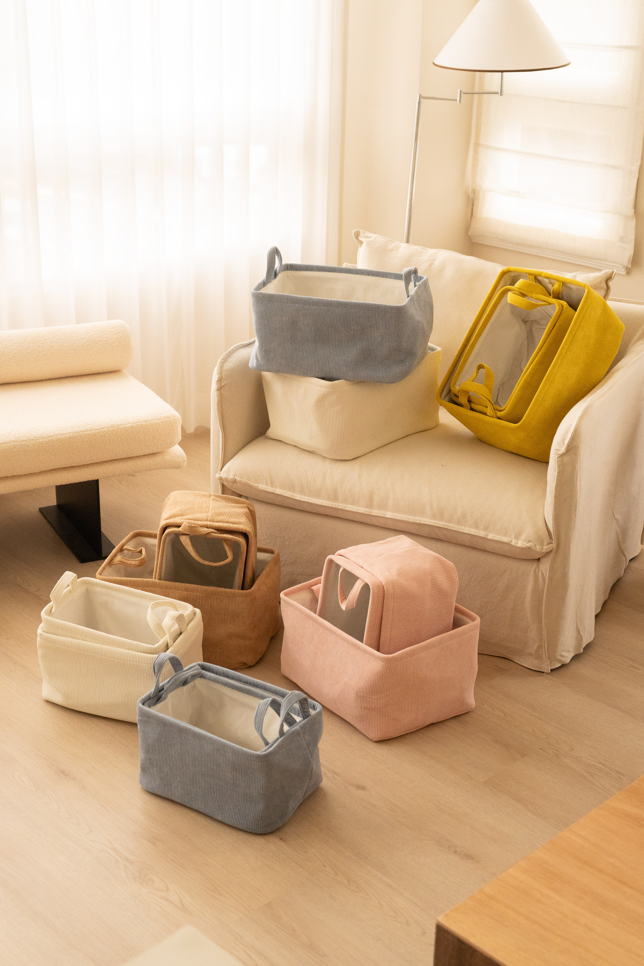 絨布收納框（5色）