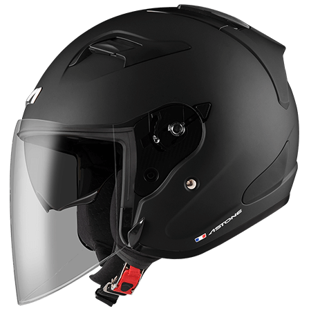 ASTONE DJS 平光黑｜astone helmet 標準款 半罩 3/4罩 內墨鏡 安全帽